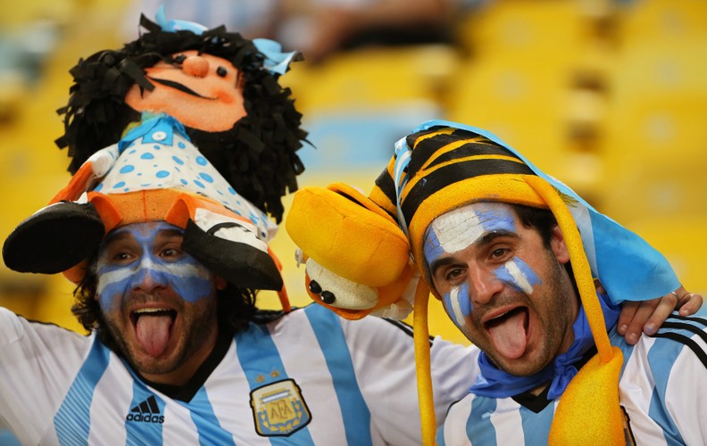 Tak się kibicuje na mundialu w Brazylii