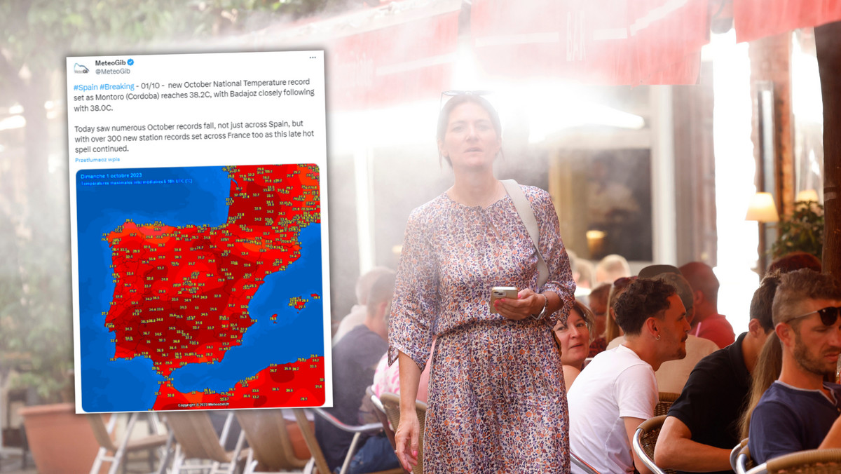 Ponad 38 st. C w październiku. Temperatura w Europie bije rekordy