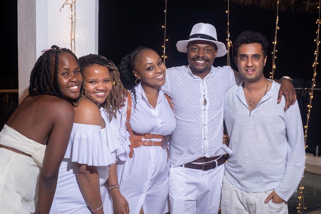 Davidson Wakairu, the son of Jubilee Vice Chairman David Murathe celebrating his 29th birthday