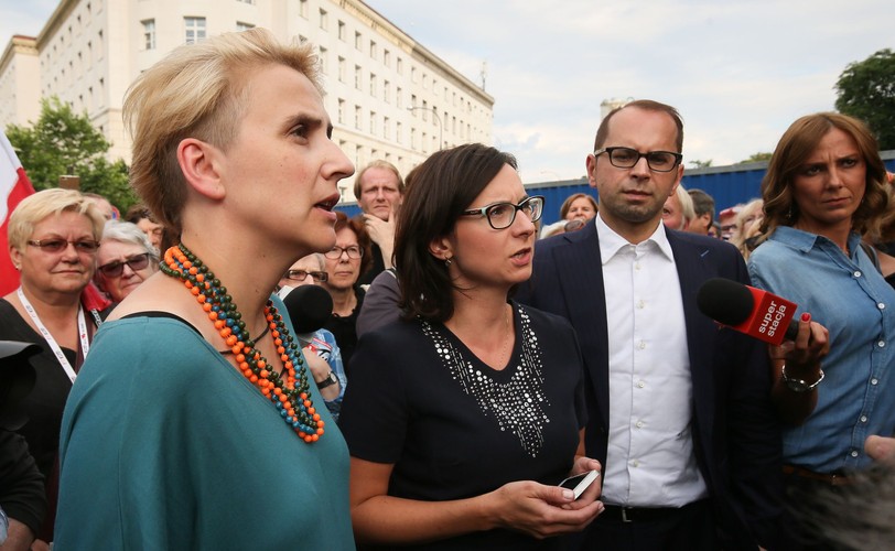 Protest KOD przed Sejmem