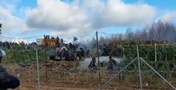 MSWiA: Białoruś buduje duży obóz dla migrantów przy granicy z Polską