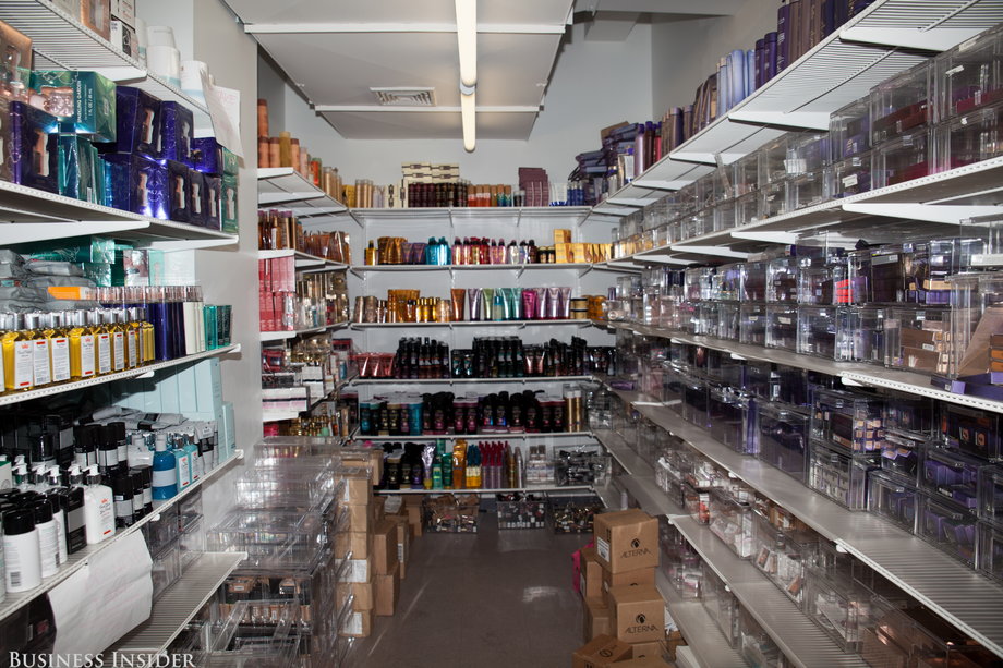 The Alison Brod beauty closet is like a hyper-organized, super-size version of your average bathroom cabinet.