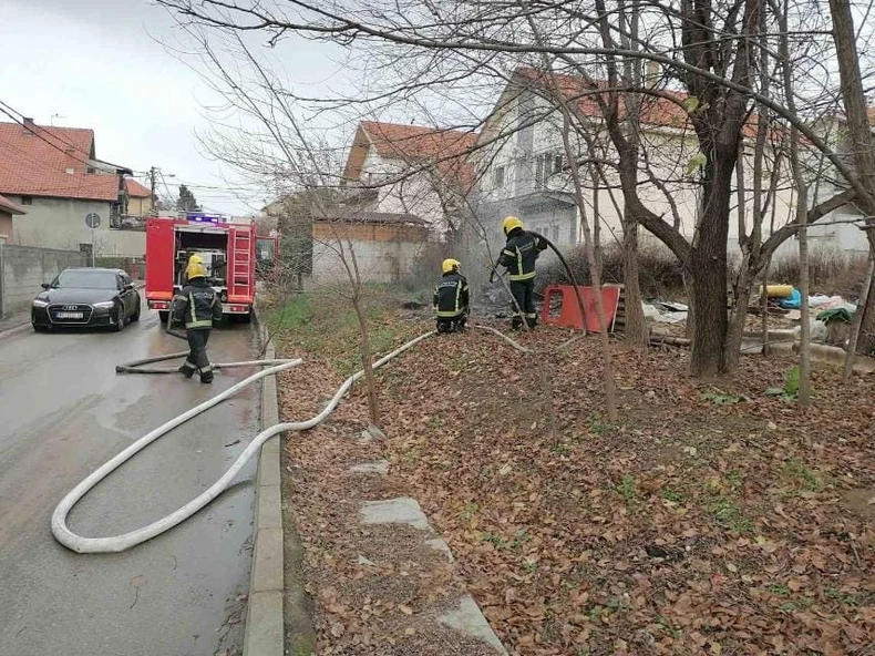 Gašenje požara u Kaluđerici