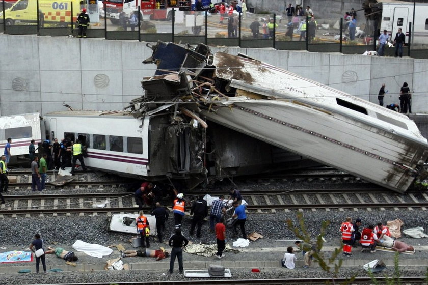 Katastrofa kolejowa w Hiszpanii 