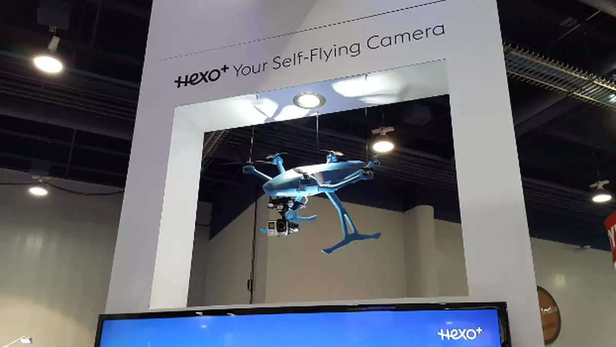 Hexo+ - samolatający dron z kamerą GoPro na pokładzie (CES 2016)