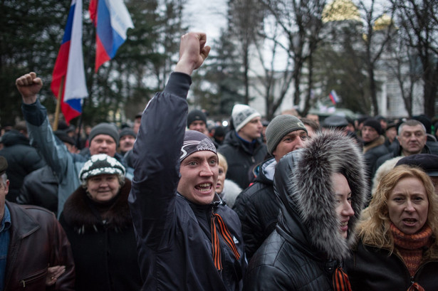 Prorosyjscy aktywiści na Krymie