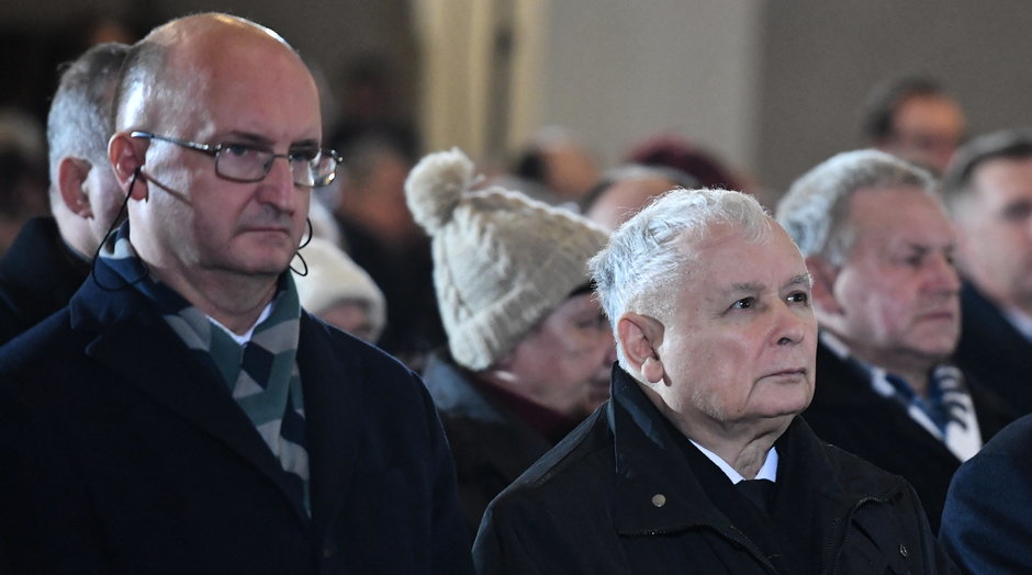 Piotr Wawrzyk i Jarosław Kaczyński