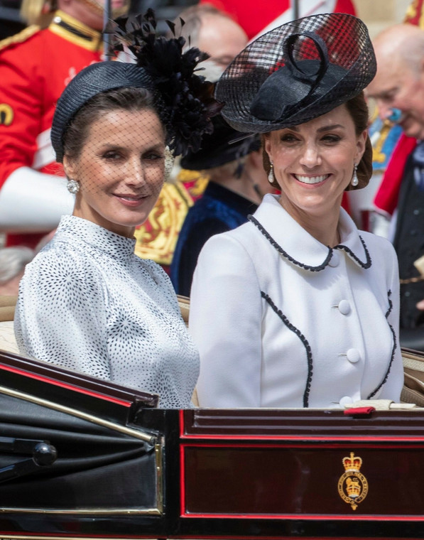 Królowa Letizia i księżna Kate