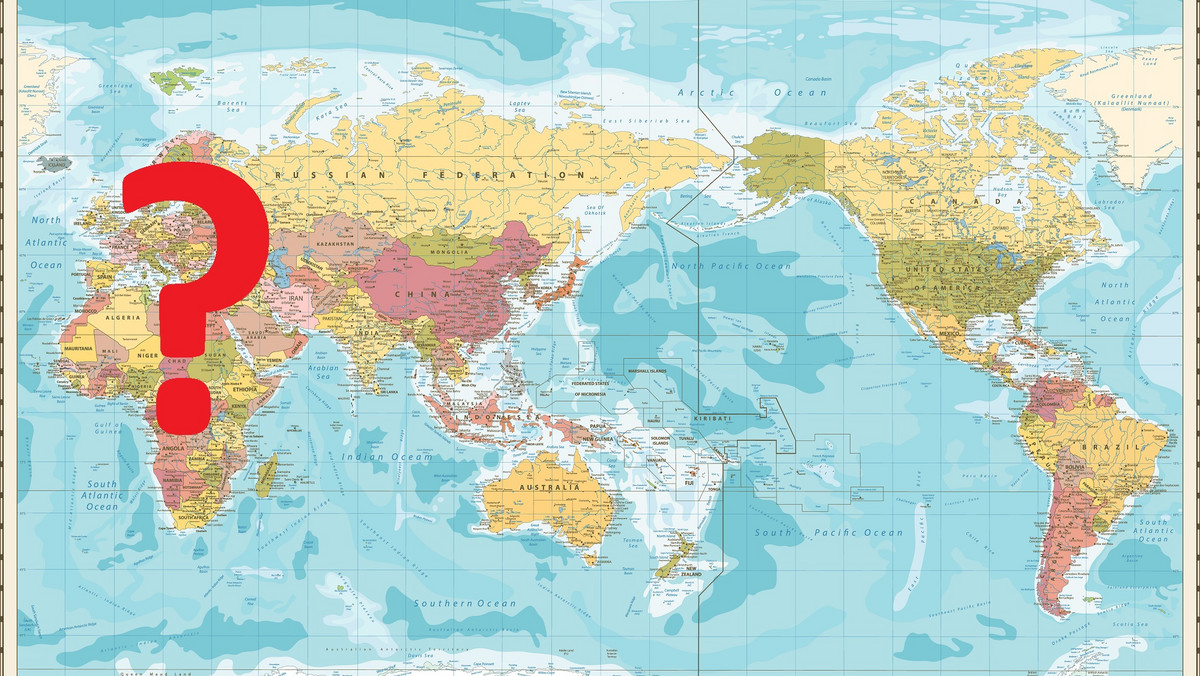 Mapa świata po chińsku. Gdzie jest polska?