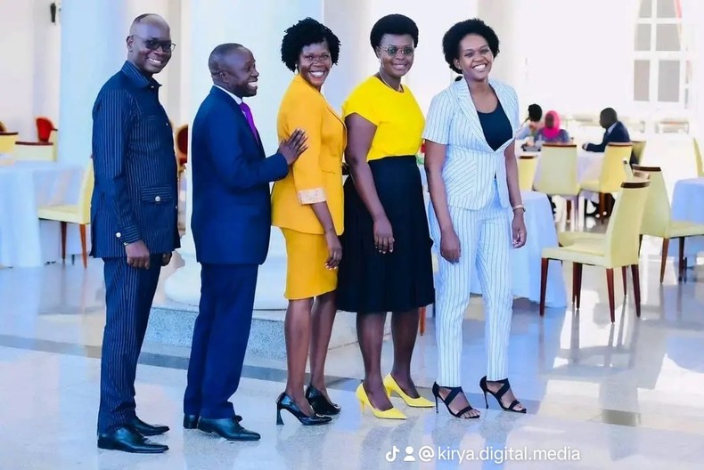 Minister Nyamutoro with her friends ahead of the big day