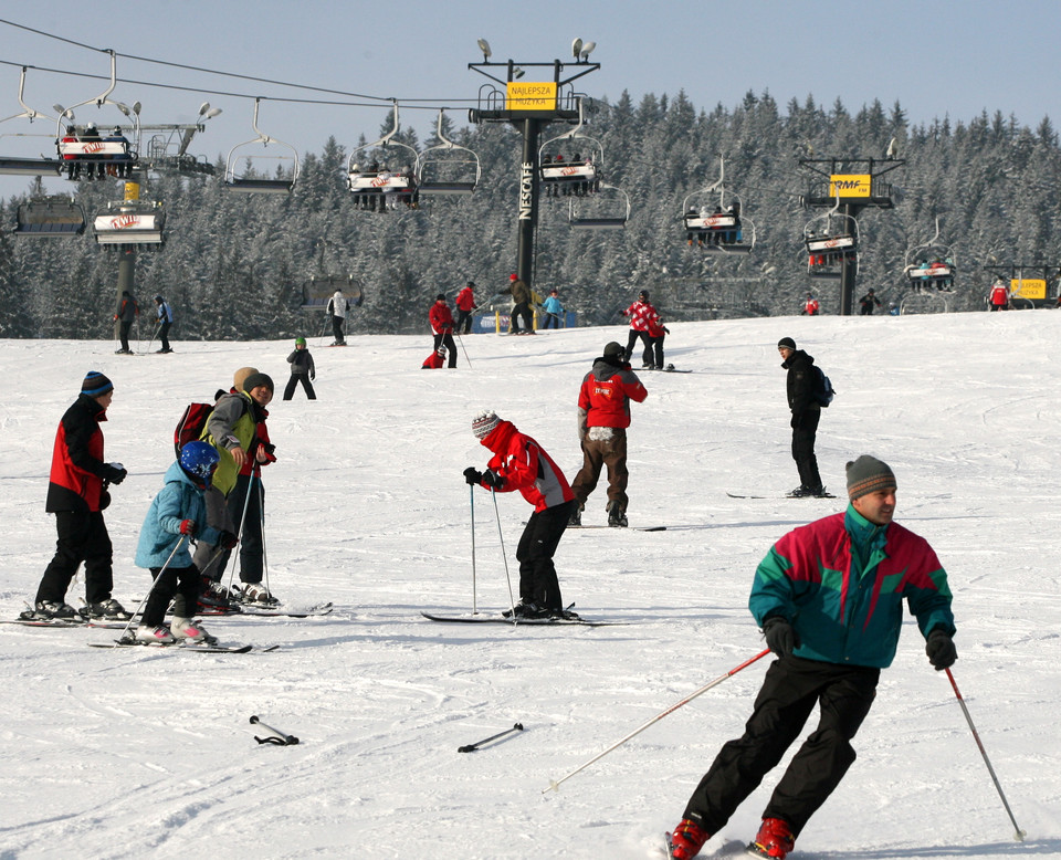 ZAKOPANE POLANA SZYMOSZKOWA NARCIARZE WYPOCZYNEK