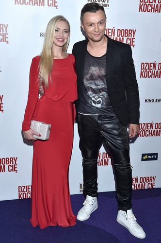 Barbara Kurdej-Szatan i Liber na premierze 'Dzień dobry, kocham cię'