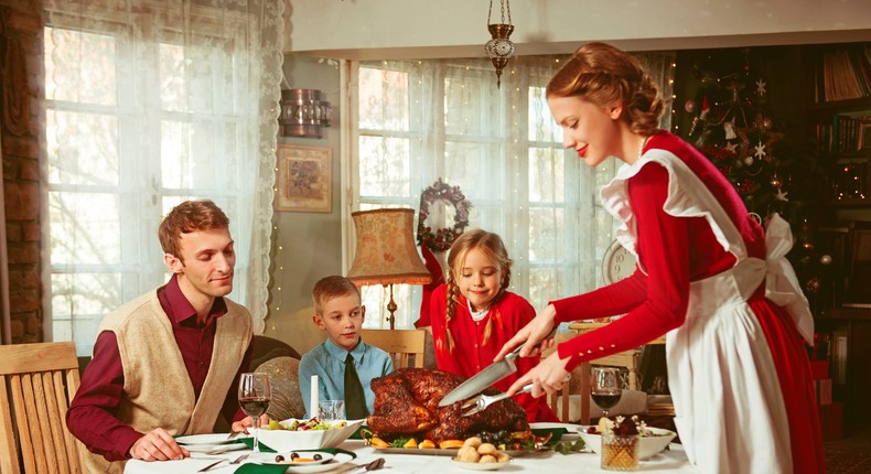 Stock image of traditional gender roles.Tijana87/Getty Images