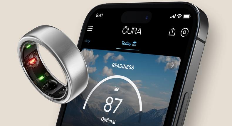 The Oura ring, which monitors biometrics like blood pressure and heart rate, will be challenged by Samsung's new Galaxy Ring.Oura