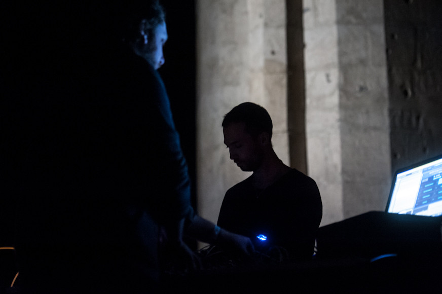 Unsound 2012 w kościele Św. Katarzyny - Tim Hecker i Daniel Lopatin(fot. Monika Stolarska / Onet)