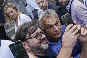 Hungarian Prime Minister Viktor Orban in Rome 