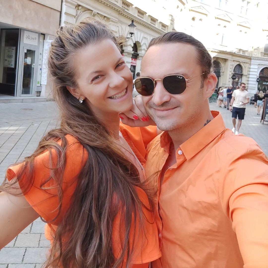 Spevák Robo Papp s manželkou Veronikou. 