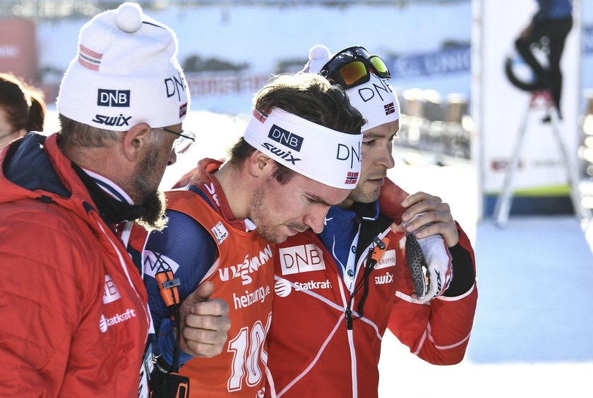 Mistrzostwa świata w biathlonie: Emil Hegle Svendsen zasłabł na mecie