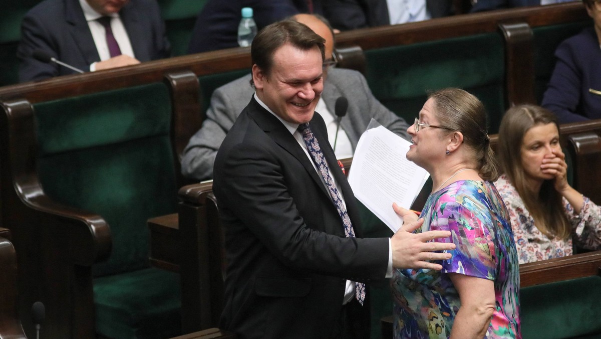 Krystyna Pawłowicz i Dominik Tarczynski