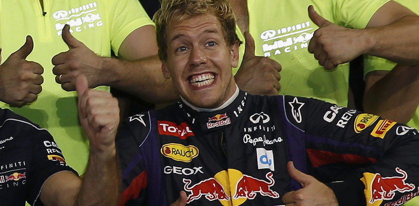 Vettel znów wygrywa