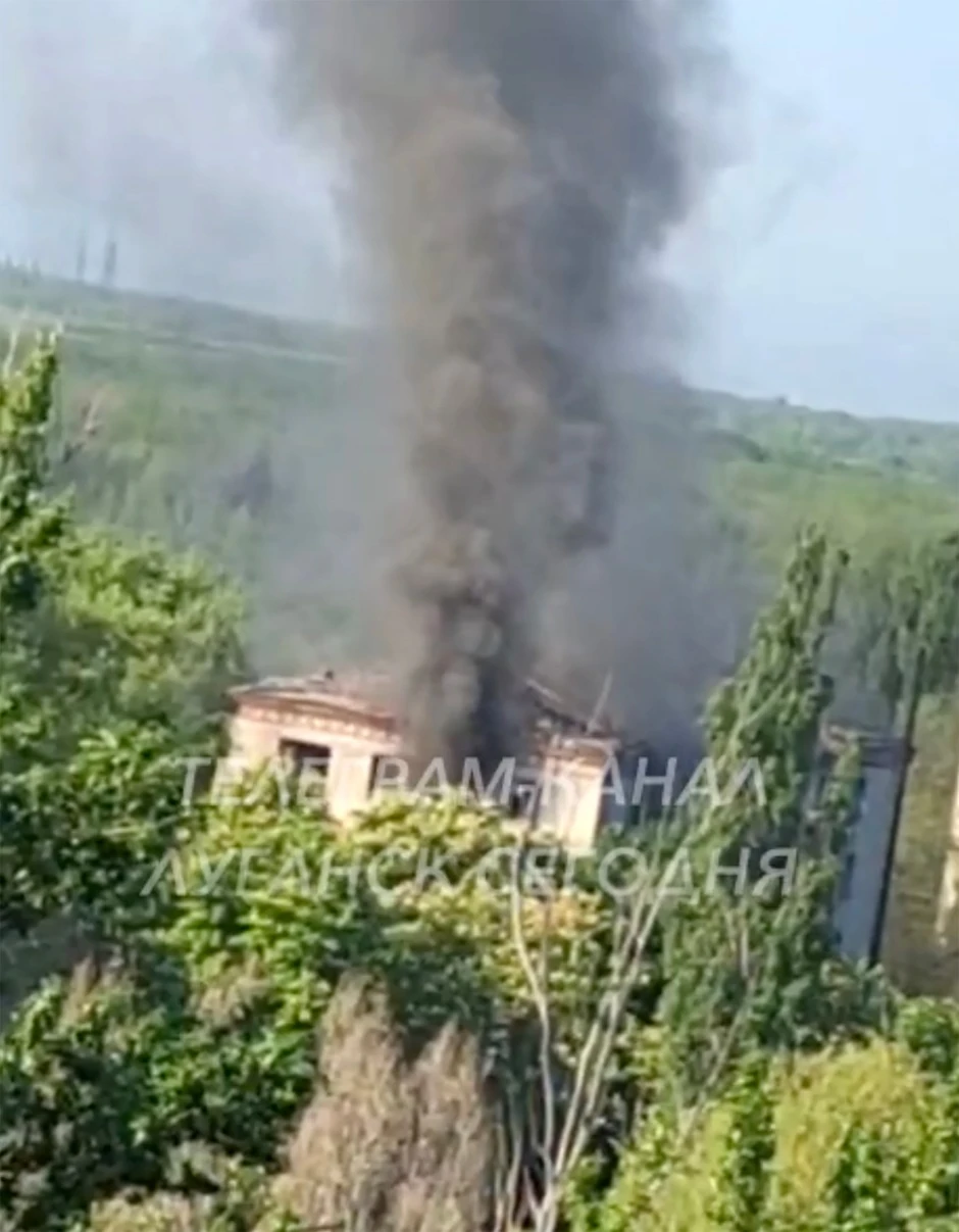 Napad na Lugansk 15. maja navodno sa raketom "senka oluje"