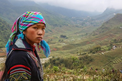 Ethnic group Hmong in Sapa area, Vietnam