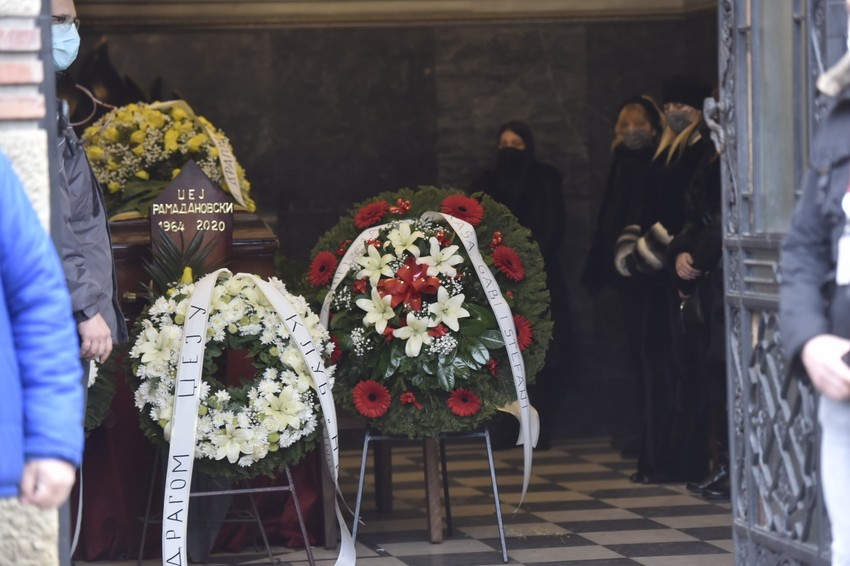 Džej Ramadanovski - sahrana 