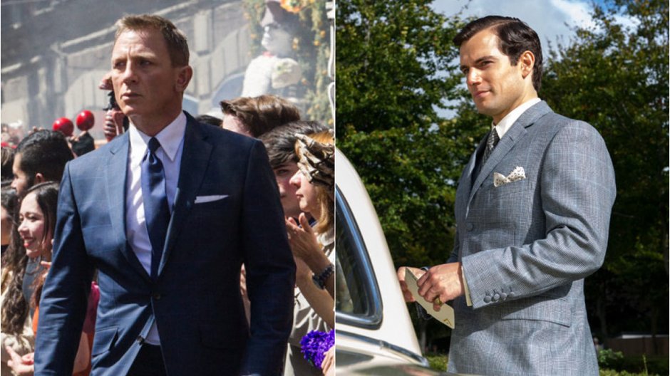 Daniel Craig jako James Bond w filmie "Spectre" (2015) oraz Henry Cavill jako August Walker w filmie "Mission: Impossible - Fallout" (2018)