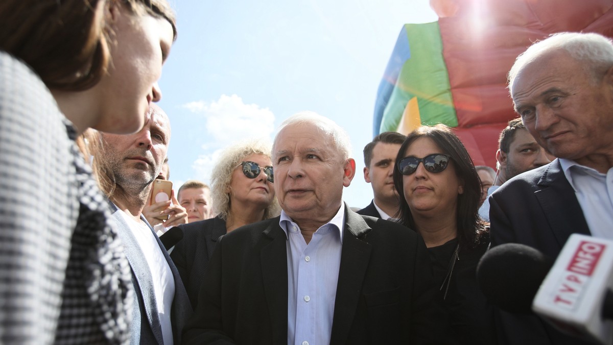 Jarosław Kaczyński piknik Zbuczyn