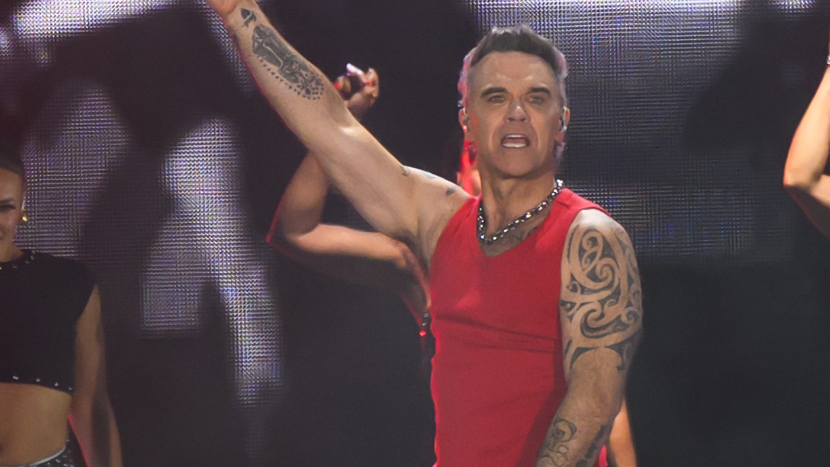 Vystúpenie Robbieho Williamsa na festivale Lovestream.