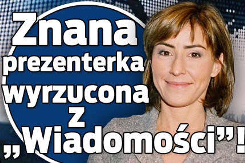 Znana prezenterka wyrzucona z "Wiadomości"!