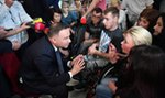 Andrzej Duda spotkał się z protestującymi w Sejmie