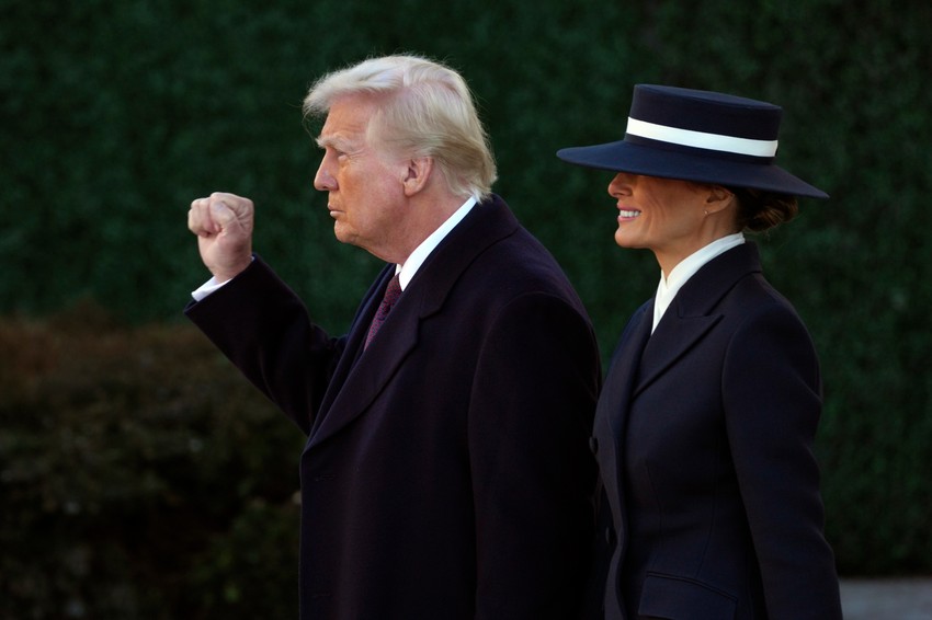 Donald i Melanija Tramp u Vašingtonu uoči inauguracije
