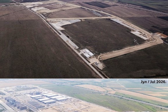 Od livade do EXPO kompleksa: Mali objavio nove fotografije iz Surčina! Najveće gradilište u ovom delu Evrope (FOTO)
