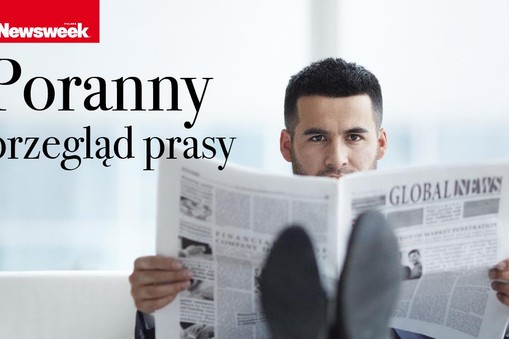 poranny przegląd prasy grafika 