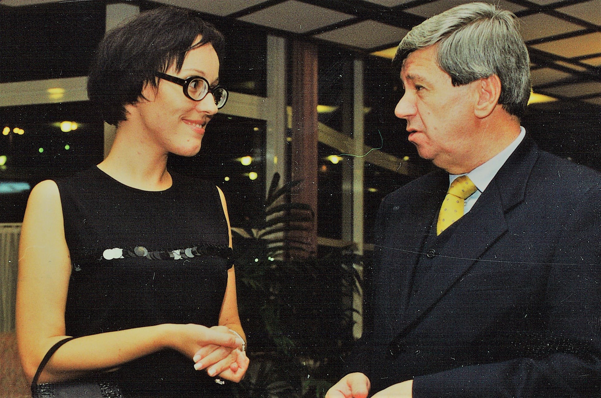 Autorka Jana Benková a bývalý poslanec Európskeho parlamentu Eduard Kukan.