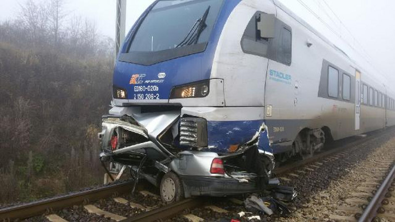 Piotrków Trybunalski wypadek na przejeździe kolejowym