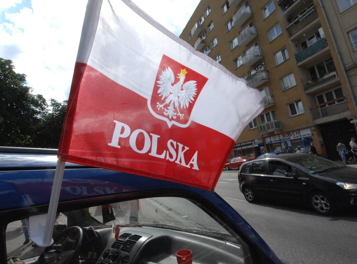 flaga biało-czerwona