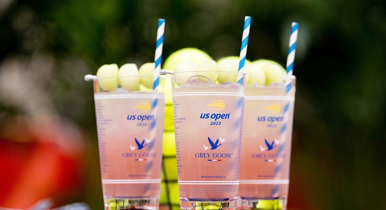 The Honey Deuce debuted in 2007. Grey Goose says 2.25 million have been sold at the US Open stadium.NBC/ Getty Images