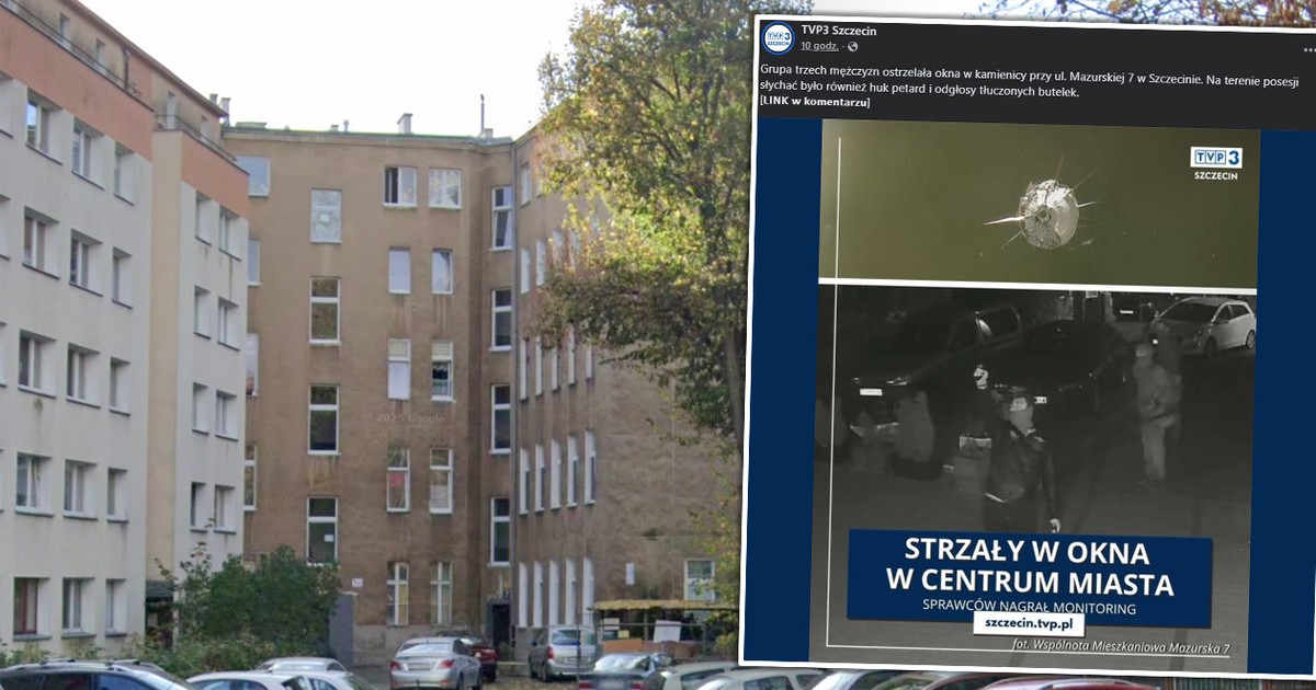 Zamaskowani napastnicy pod oknami. Strzały i huk w centrum Szczecina