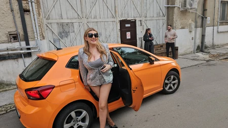 Viki Miljković na snimanju "Zvezda Granda"