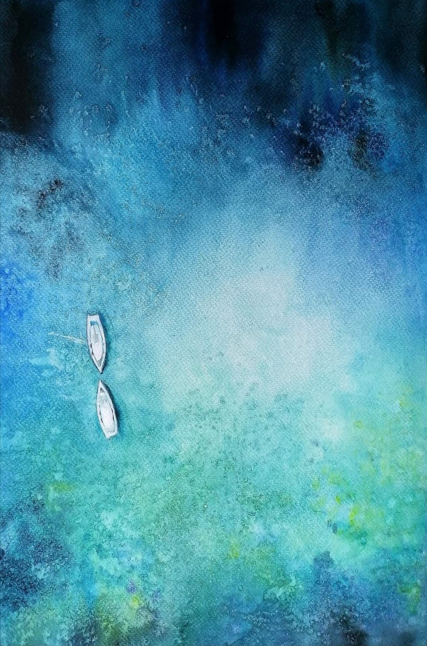 Suzana Gigic ALMOST A KISS 30x40cm 400e  2022