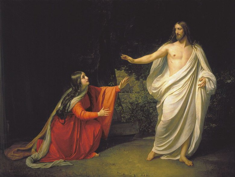 "Noli mi tangere", Alexander Ivanov, olej na płótnie, 1835 r.