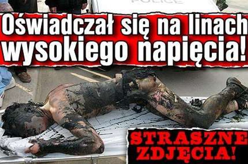 Oświadczał się na linach wysokiego napięcia! Straszne zdjęcia!