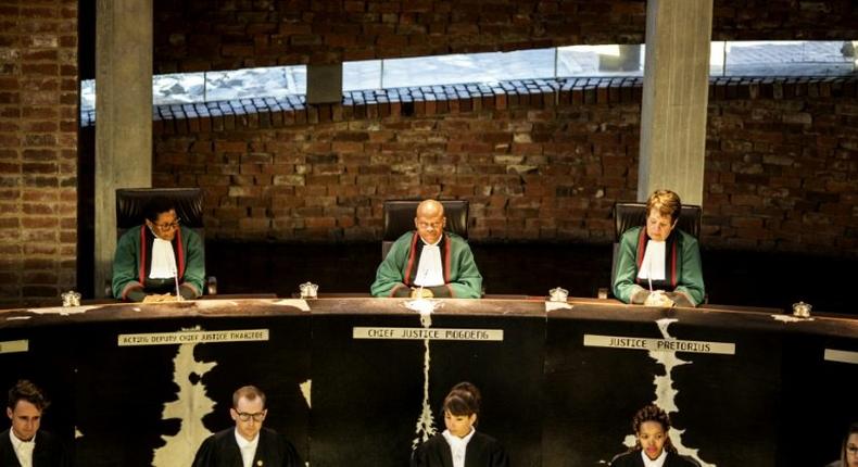 The burglary took place just hours after the Constitutional Court, headed by chief Justice Mogoeng Mogoeng, delivered a scathing ruling against the ANC government over welfare payments