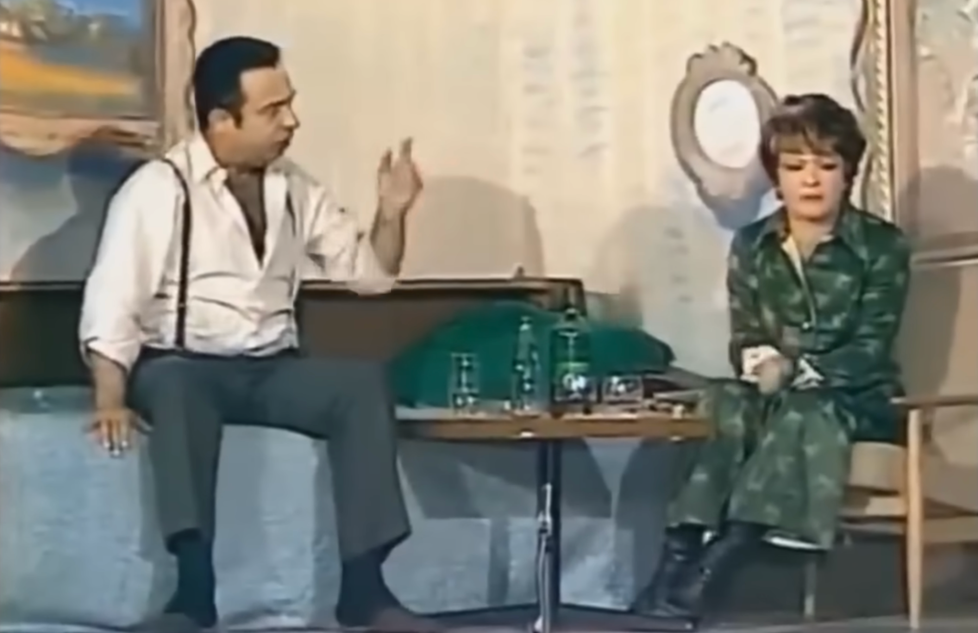 Českí herci Vladimír Menšík a Jiřina Bohdalová. 