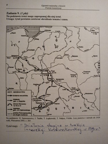 Matura z historii - odpowiedzi do zadań z poziomu rozszerzonego
