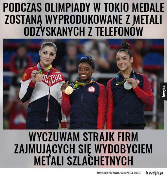 Memy przed rozpoczęciem igrzysk olimpijskich w Tokio