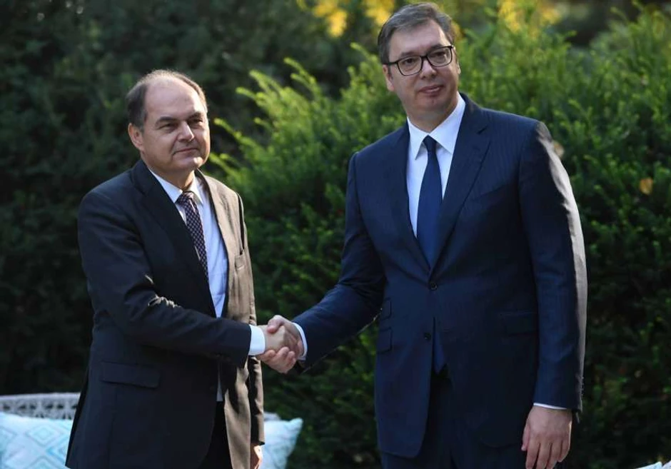 Kristijan Šmit i Aleksandar Vučić