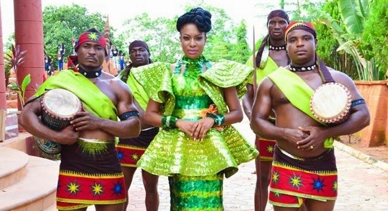 Chika Ike shares photo as she teases upcoming TV show 'African Diva'